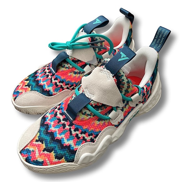 ADIDAS Trae Young 1 Tie-Dye White MultiColor GY0295 - Picture 1 of 17